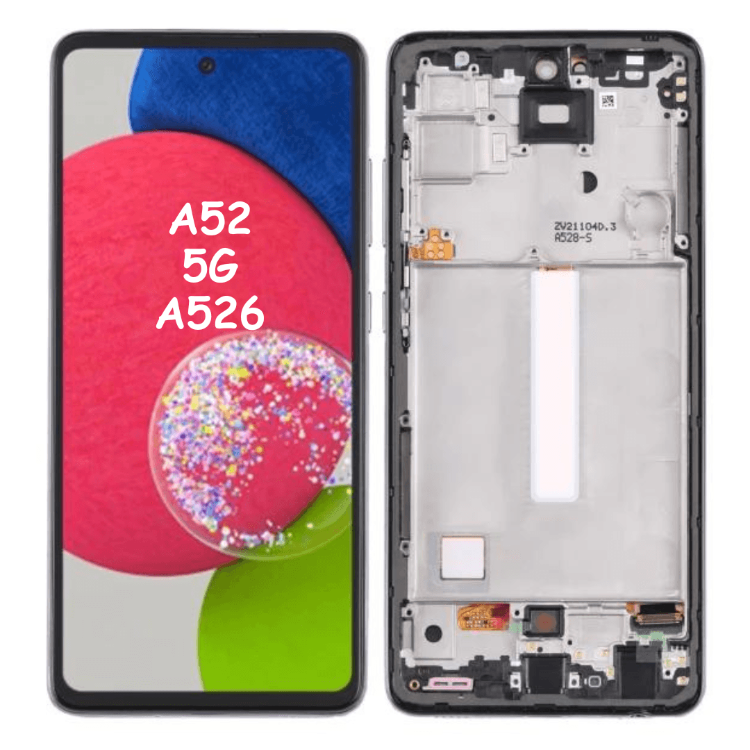 OLED Screen and Digitizer Full Assembly with Frame For Samsung Galaxy A52 5G A526 - Best Cell Phone Parts Distributor in Canada, Parts Source OLED Screen and Digitizer Full Assembly with Frame For Samsung Galaxy A52 5G A526 - Best Cell Phone Parts Distributor in Canada, Parts Source